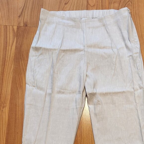 J JILL Linen Stretch Pants || EUC || Medium Petite - Picture 4 of 12